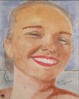 #portraitdrawing of Victoire #panpastel