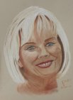 #portraitdrawing of Sonia (family) #panpastel #pencilcolor