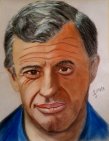 Portrait of Jean-Paul Belmondo '#panpastel)