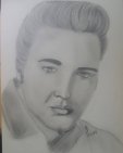Elvis Presley (crayons A4)
