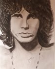 #portraitdrawing of Jim Morrison