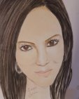 #portraitdrawing of Alma @tuscany.soul #panpastel (mexique)