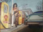 Gas-pump-pinup (huile - 41x33 cm) 05/11/16