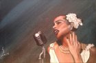 Billie Holiday (acrylique - 43x31 cm) 01/02/2015
